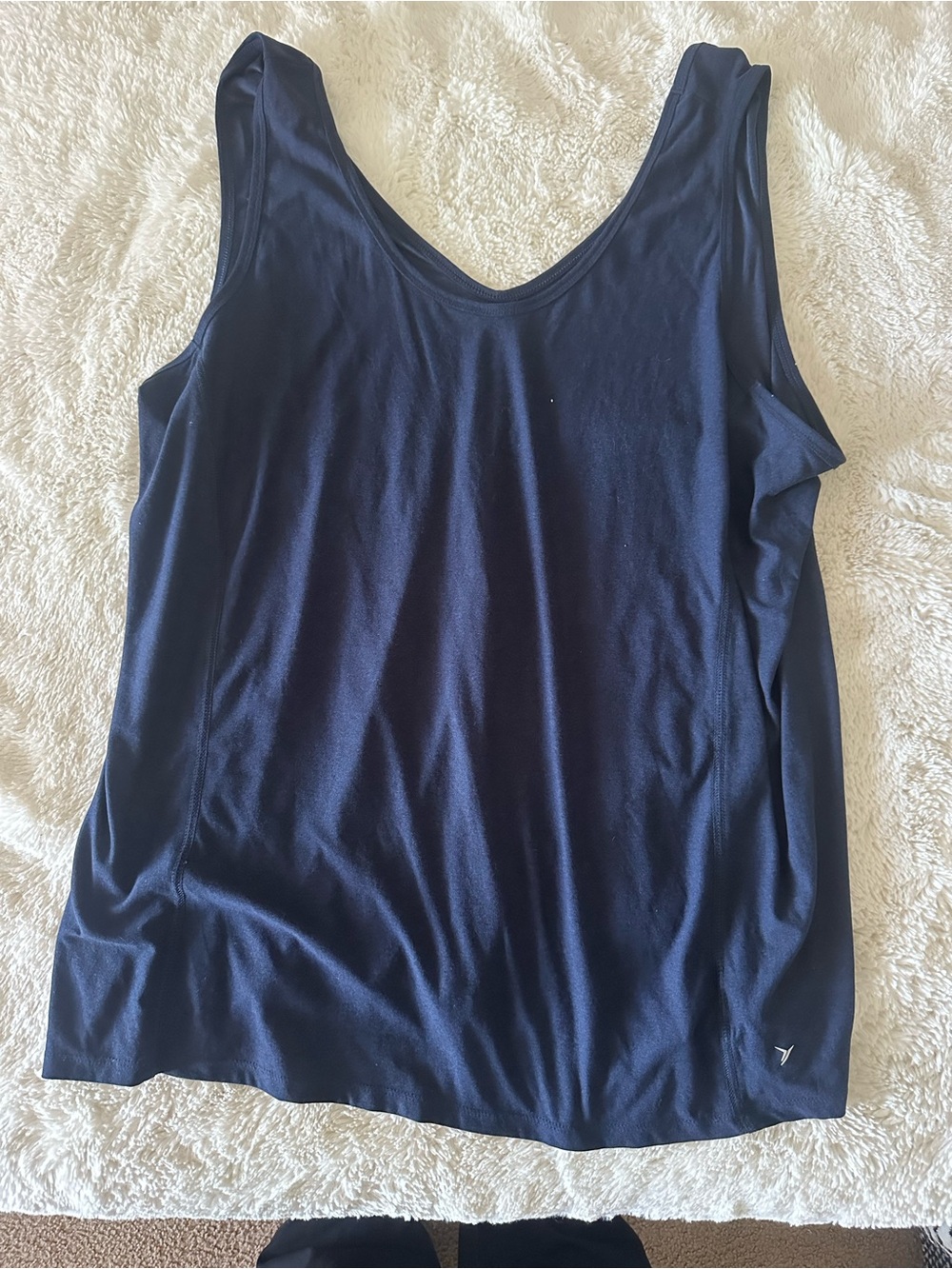 Old Navy Navy V-Neck Tank Top